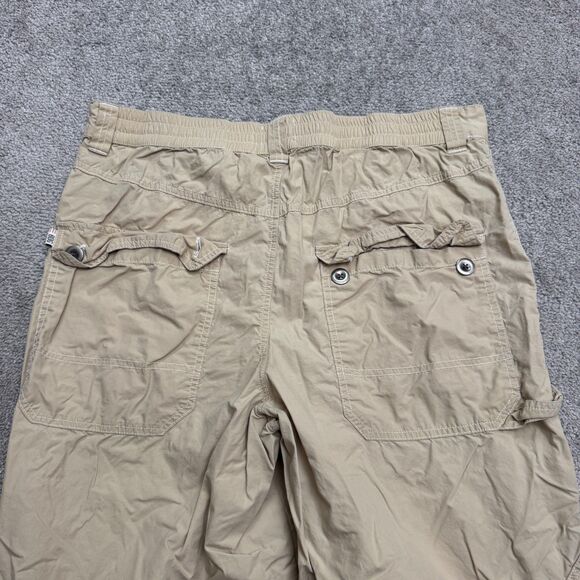 BDG Y2K Baggy Cargo Cropped Pants Womens 34 Brown Tan Cotton Utility Outdoor - Picture 4 of 16
